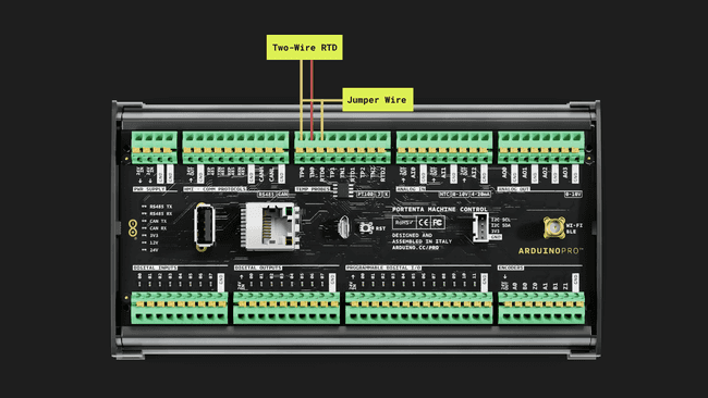 Two Wires Connection to Channel 0