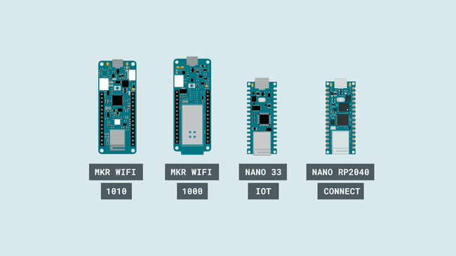 Choosing two IoT boards.